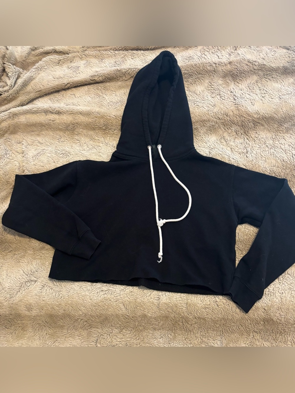 Wild Fable XS black cropped hoodie - Picture 1 of 6